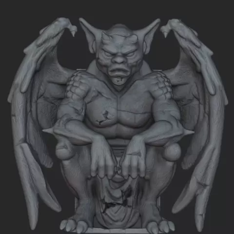 Gargoyle diorama