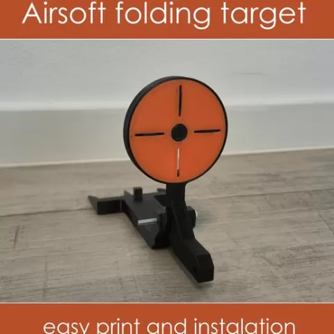 Airsoft folding target