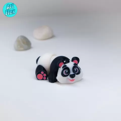 Flexi Panda Print In Place by ArtFlex