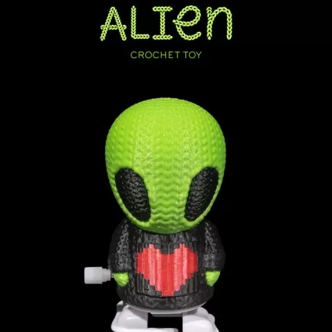 Alien Crochet Toy by Stlflix