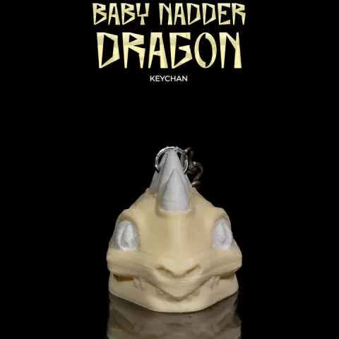Baby Nadder Keychain by Stlflix