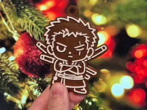 Zoro One Piece Gingerbread Ornament