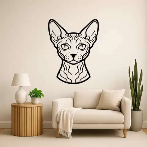 Devon Rex — Wall Art SVG
