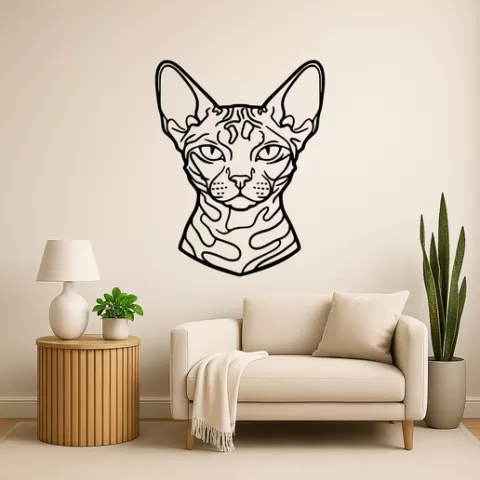 Devon Rex — Wall Art SVG