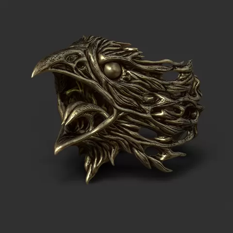 Eagle ring by Hleb Donskov
