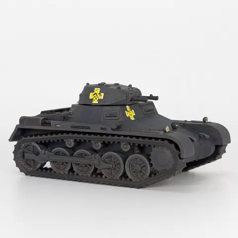 Panzer I Ausf.A (Sd.Kfz.101) + 3 Tankmen + Breda turret (Germany, 1934, Interwar + Spanish Civil War) by Wargame3d
