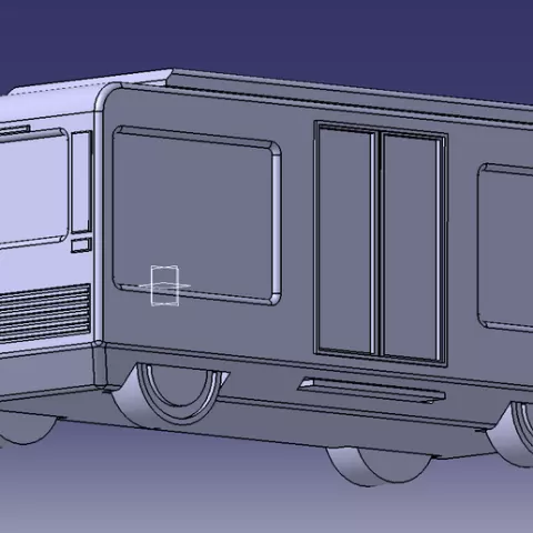 3d model bus