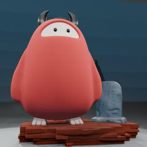 Halloween RED MONSTER