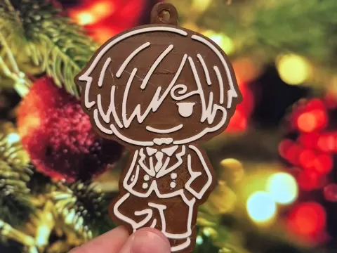 Sanji One Piece Gingerbread Ornament