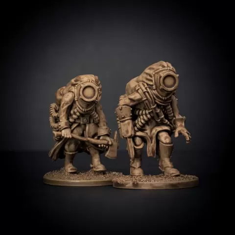 Underminers - Close Combat Pair by Knucklebones Miniatures