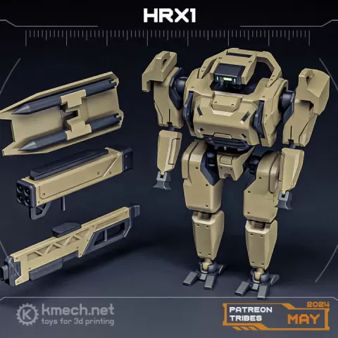 HRX1 Humanoid Robot by Kmech
