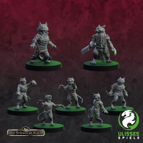 A Furry Tale / Die Schwarze Katze - The walking dead / Die wandelnden Toten by Ulisses Spiele