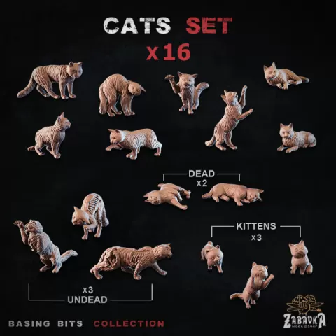 Cats - Basing Bits by Zabavka Workshop