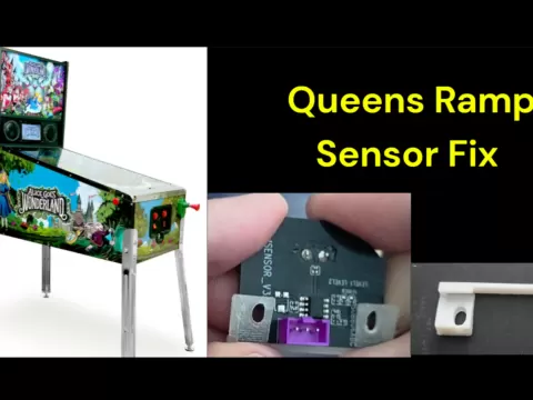 Alice Goes to Wonderland Pinball sensor ramp fix