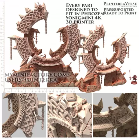 028 CHAOS CELTIC Nectal Lithchroin Gate by Printerra Studios