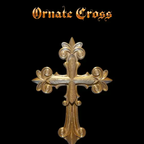 Ornate Cross by Stlflix