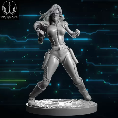 Shatterpoint Human Replica Assassin Droid by Warblade Studio