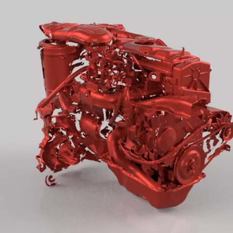 CITROEN AX - ENGINE - LASER 3D SCAN