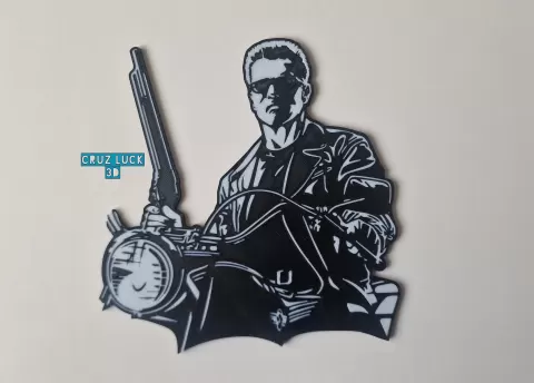 Poster Terminator - Cruz Luck 3d
