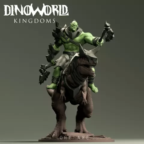 Carnotaurus Orc Mount axe by Dinoworld