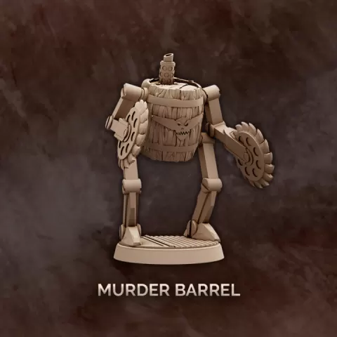 Murder Barrel - Robot by Artificers_Mini