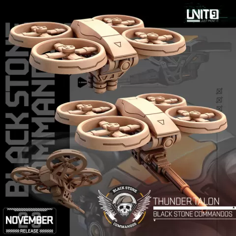 Cyberpunk - Thunder Talon - Black Stone Commandos by UNIT9