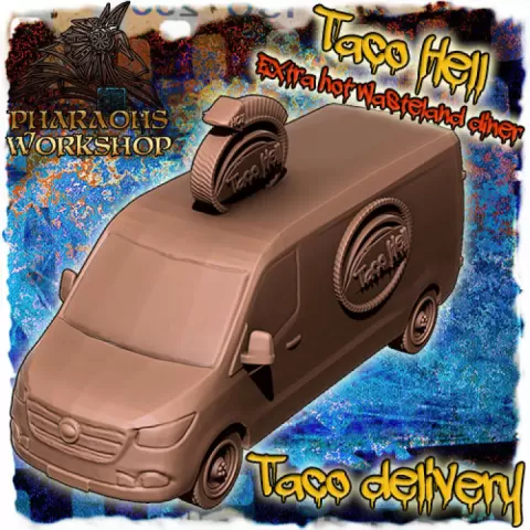 Taco Hell Delivery Van by Pharaoh's Workshop