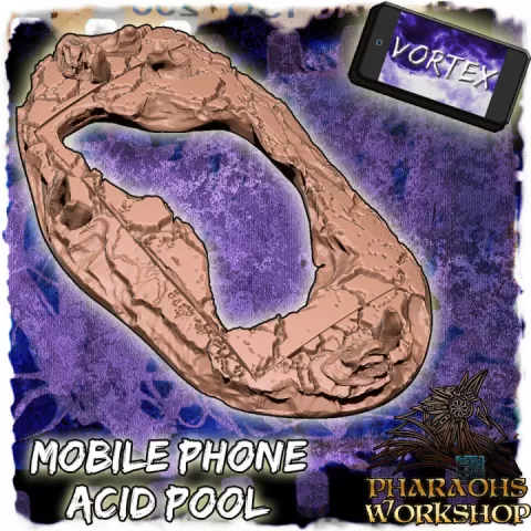 Mobile Phone Cavern Acid Pool by Pharaoh's Workshop