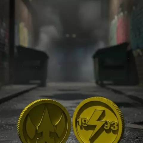 White Ranger Coins