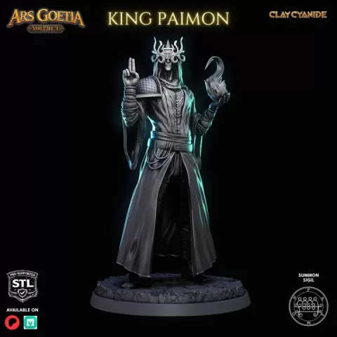 KING PAIMON by Clay Cyanide Miniatures
