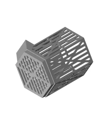 Aquascape 2-sided Micro Trough Planter.stl