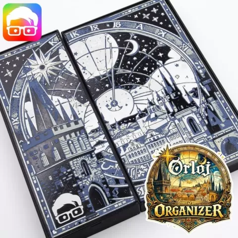 Orloj organizer by @ammedia3d [tabletop board game inserts sku: orloj001] by am-media.biz