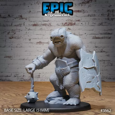 Marauder Troll Club / Evil Rogue Ogre / Male Cave Beast / Forest Bandit / Siege Servant by Epic-Miniatures