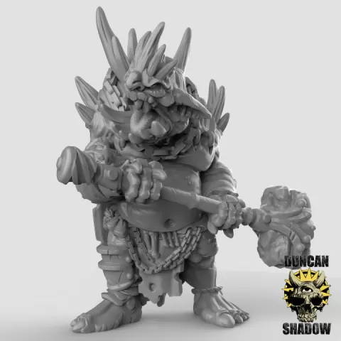 Troll King (pre supported) by Duncan Shadow