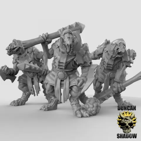 Cyclops Trolls (Pre Supported) by Duncan Shadow