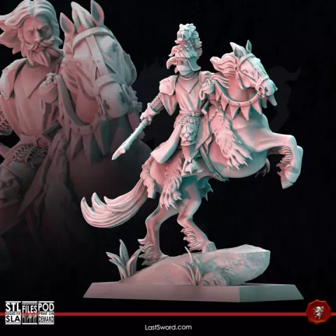 Grand Master of the Ducal Guard. | Pre-Supported | 30mm Avernia by LastSword Miniatures