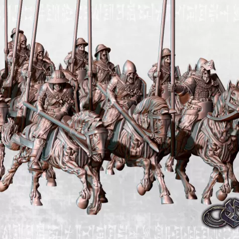 Revived Yeomen on Horse of Nájera Retinue Set by Ezipion Digital Store