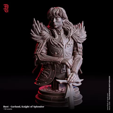Bust - Garland, Knight of Splendor by Flesh of Gods
