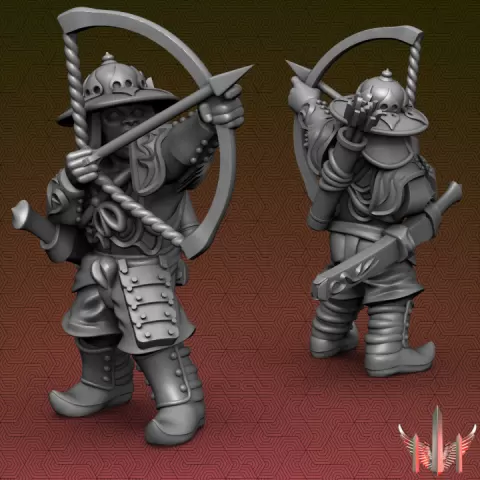 King Pose C Archer by Triple Spire Workshop