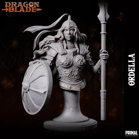 Elf- Ordella - Bust - June 2023 - DRAGONBLADE- MASTERS OF DUNGEONS QUEST by PRIMAL Collectibles