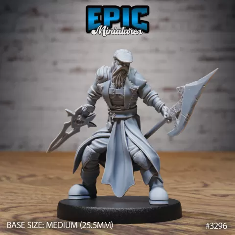 Master Sailor Spear / Pirate Crew / Cursed Corsair / Water Bandit / Ship Master / Sea & Ocean Encounter by Epic-Miniatures