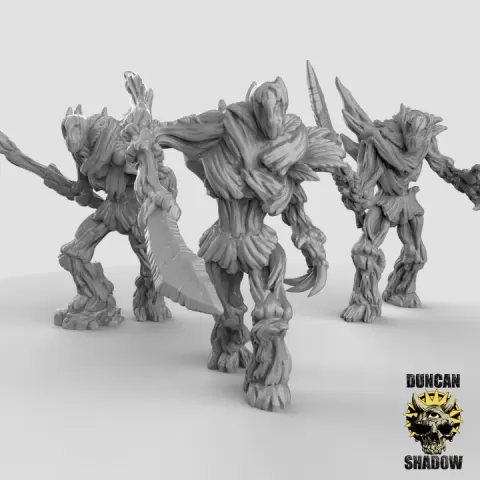 Dryads with Spears (Pre Supported) by Duncan Shadow