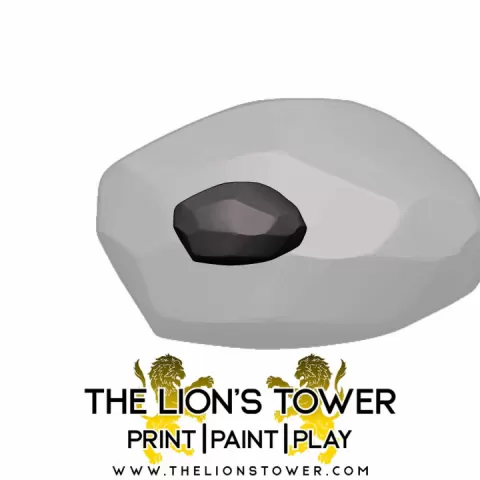 Forest Spirit - Suspicious Rock! (yes it really is a single simple rock, but its Free!) by The Lion's Tower Adventurers Guild