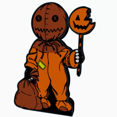 SAM (TRICK R TREAT) Lightbox V2 by MANIACMANCAVE3D