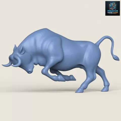 Charging Bull Print Ready 3D Model