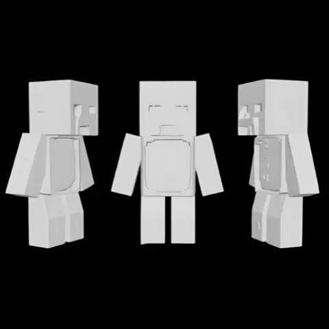 Minecraft Style Character Model