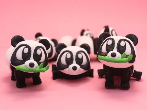 Flexi Panda - Zinibow3D