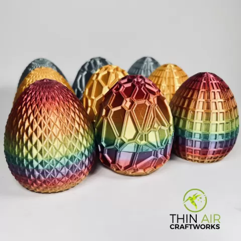 Fancy Easter Egg Series (3 designs) by Thin Air 3D