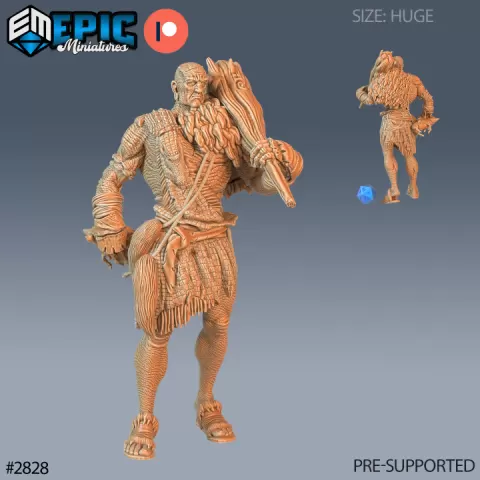 Jötunn Giant Tribe Barbarian / Male Arctic Guard / Wildling / Norse Warrior / Viking Raider / Nordic Free Folk by Epic-Miniatures