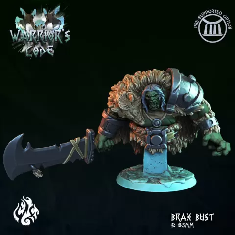 Brax Wolfsbane, Bust Version by Crippled God Foundry